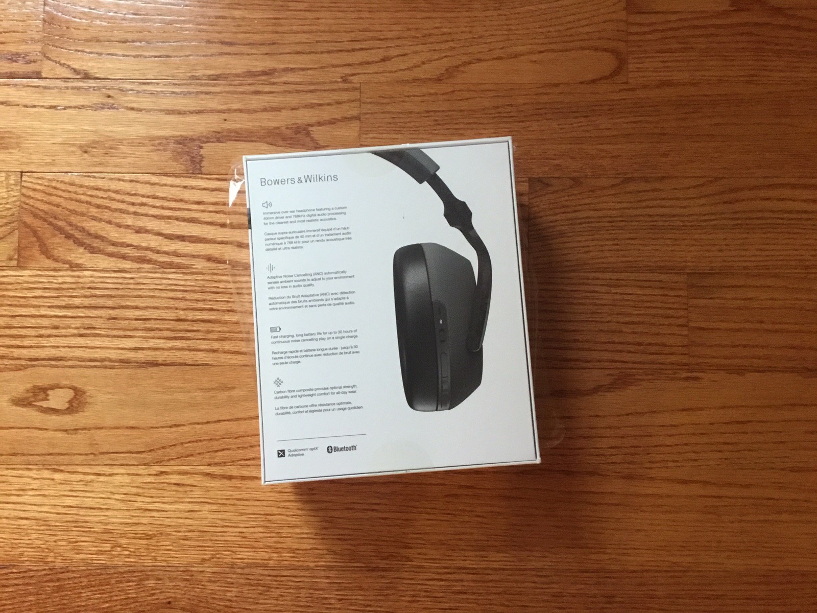 Bowers & Wilkins PX7 Over the Ear Headphone – Space Gray