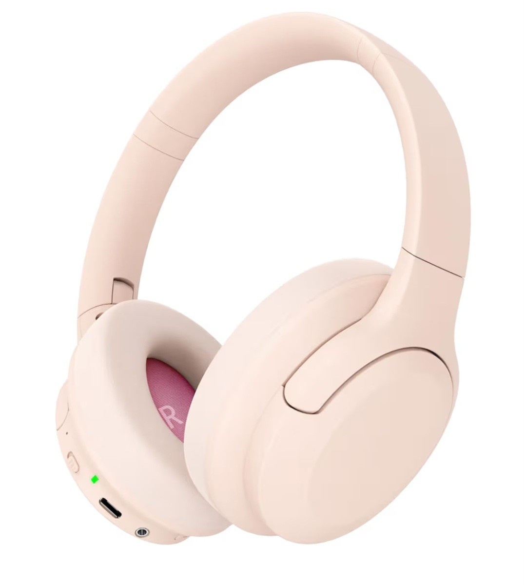Active Noise Cancelling Headphones, Wireless Over Ear Bluetooth Headphones,100H