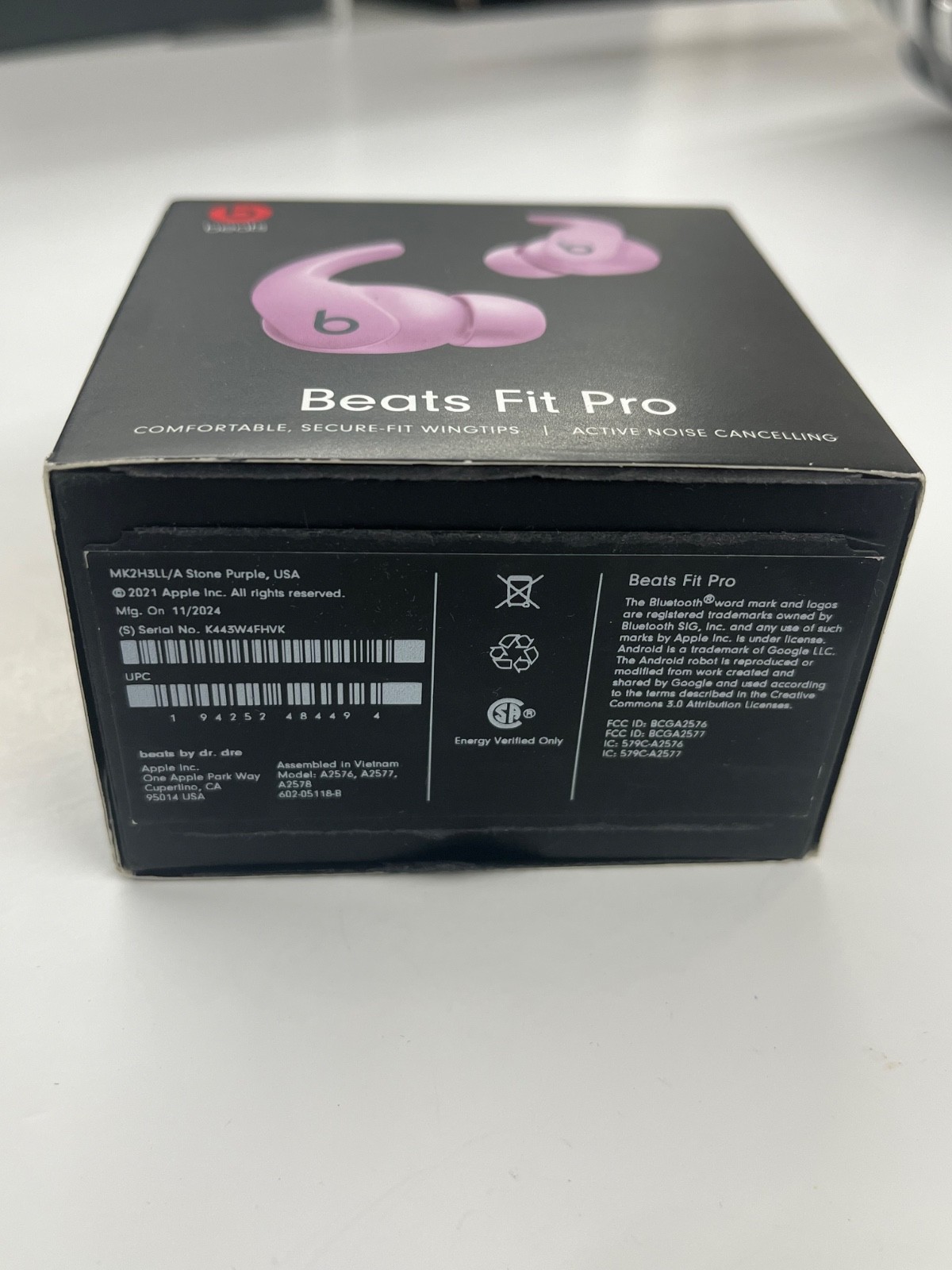 Beats Dr Dre Beats Fit Pro True Wireless Active Noise Cancelling InEar Earbuds