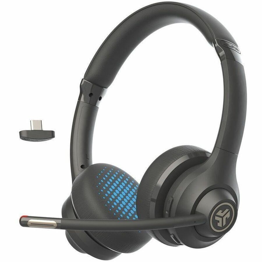 JLab HBGOWORKRBLK4 Go Work Wireless Multipoint Headset with Microphone