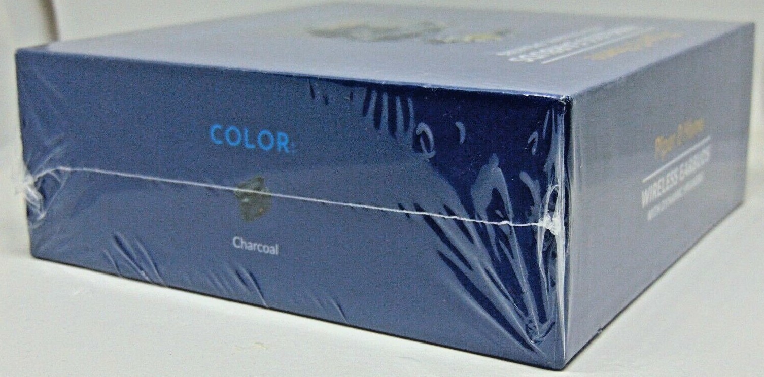 Piper & Home Wireless Earbuds with Dynamic Speakers (Charcoal). Free USPS Ship..