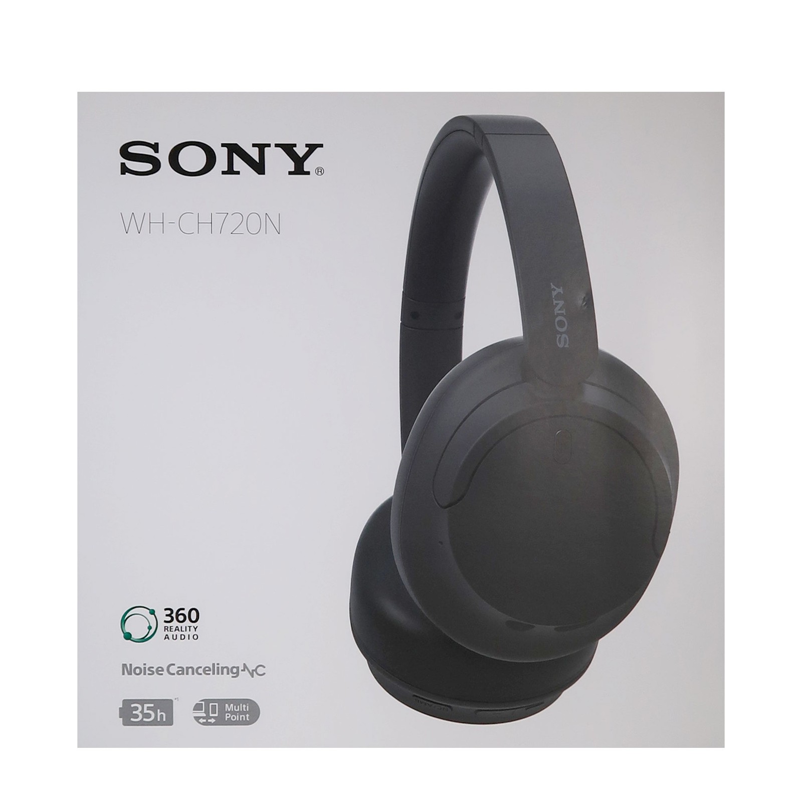 Sony Wireless Over-Ear Noise-Canceling Headphones WHCH720N/B (Black)
