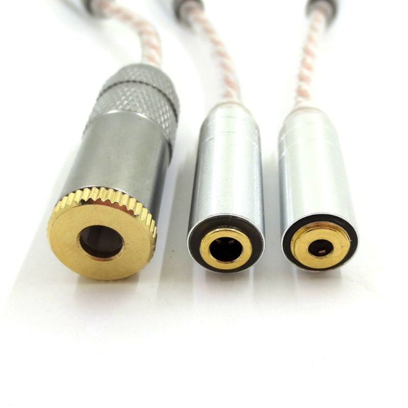 HIFI Balance Cable Male 2.5mm to 3.5mm 4.4mm Female Headphone Converter