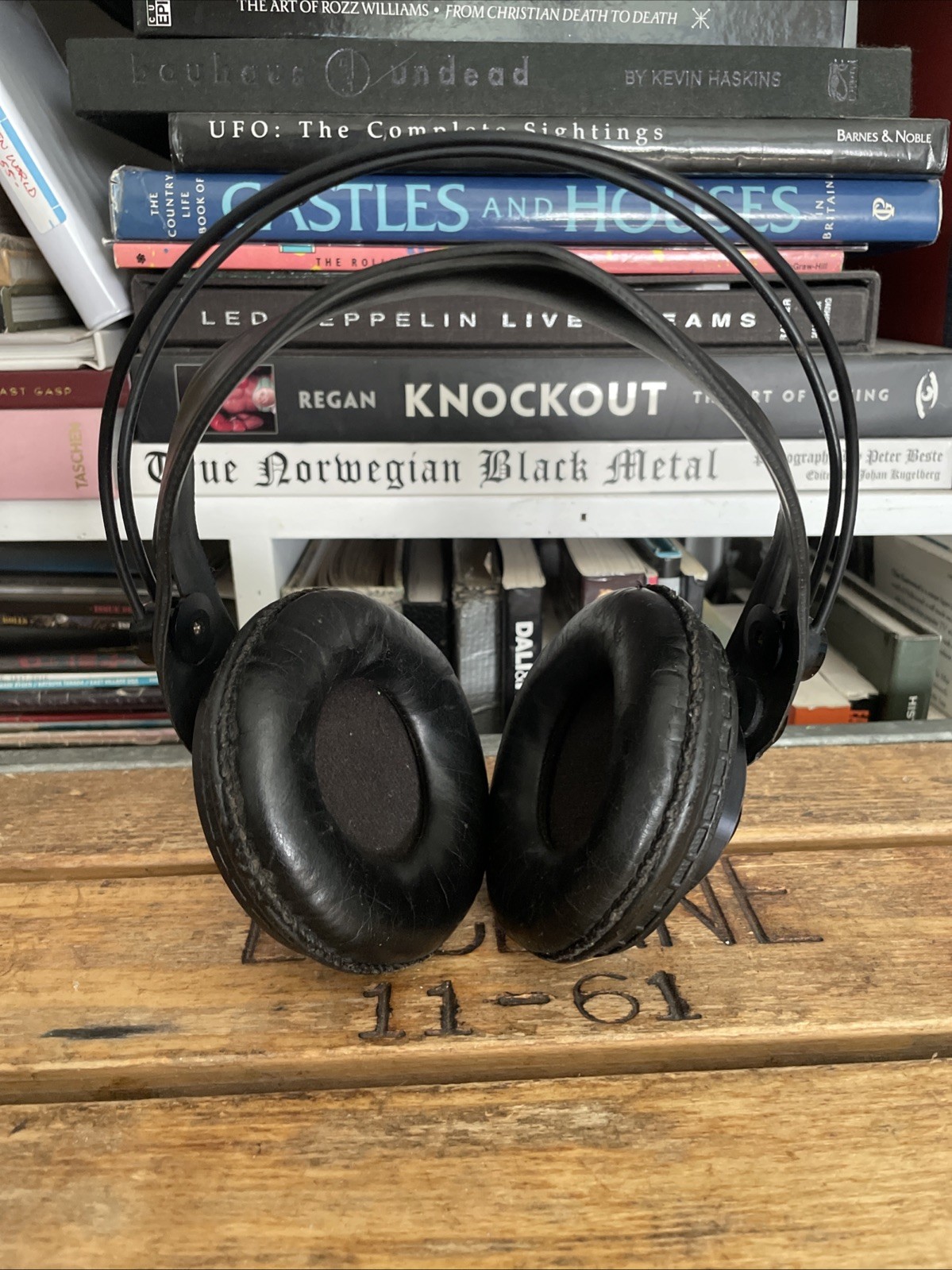 Vintage AKG K240 DF 600 Ohm Studio Monitor Headphones Austria Working SEE VIDEO!