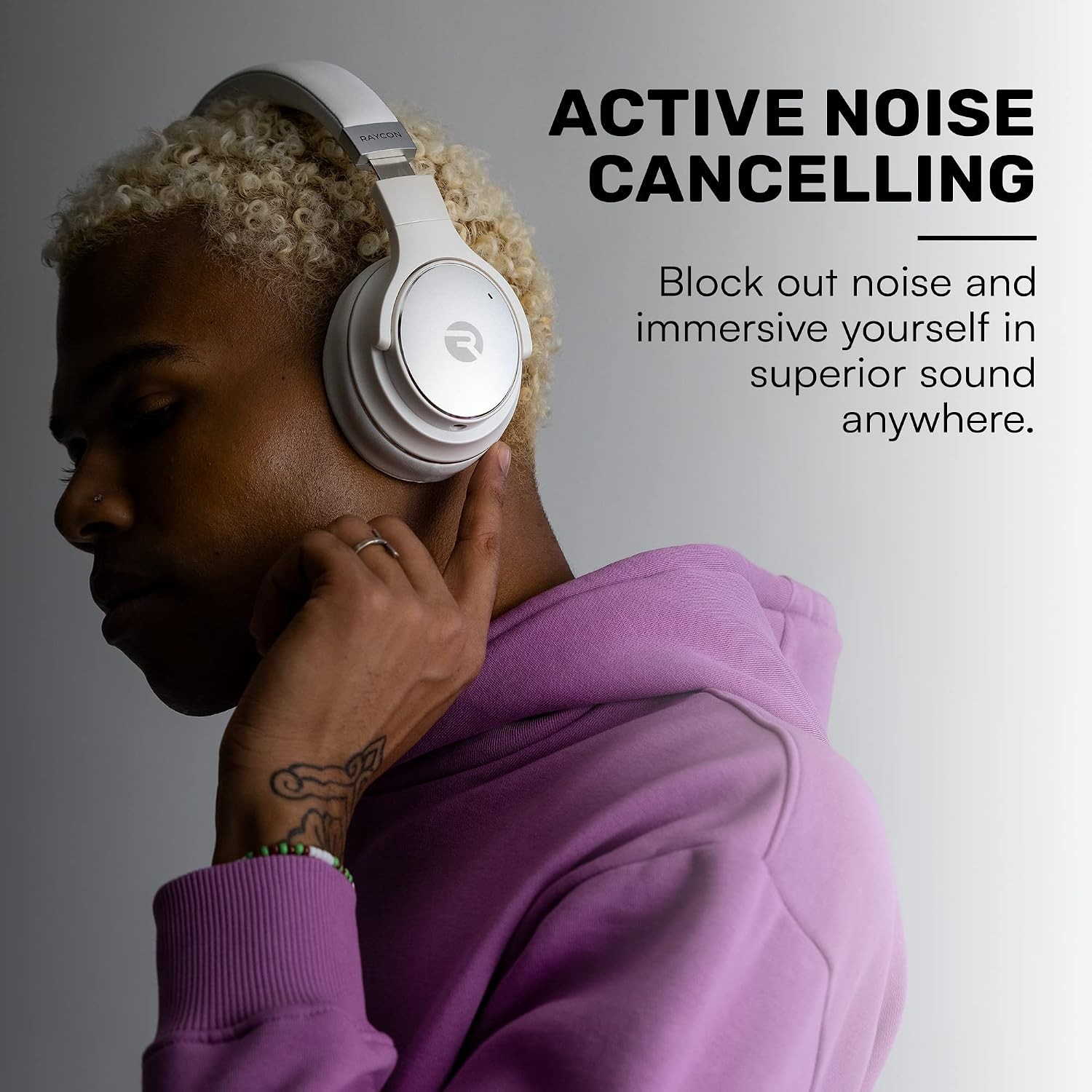 Raycon The Everyday Wireless Bluetooth Headphones with Active Noise Cancelling