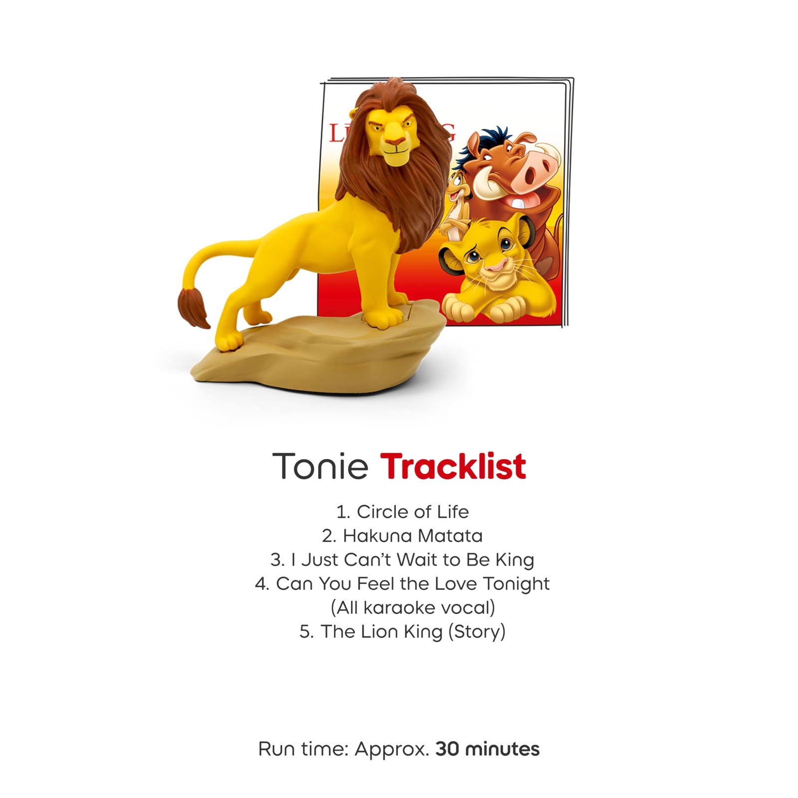 Disney’s The Lion King Character Audio Play Figure Engaging Storytelling