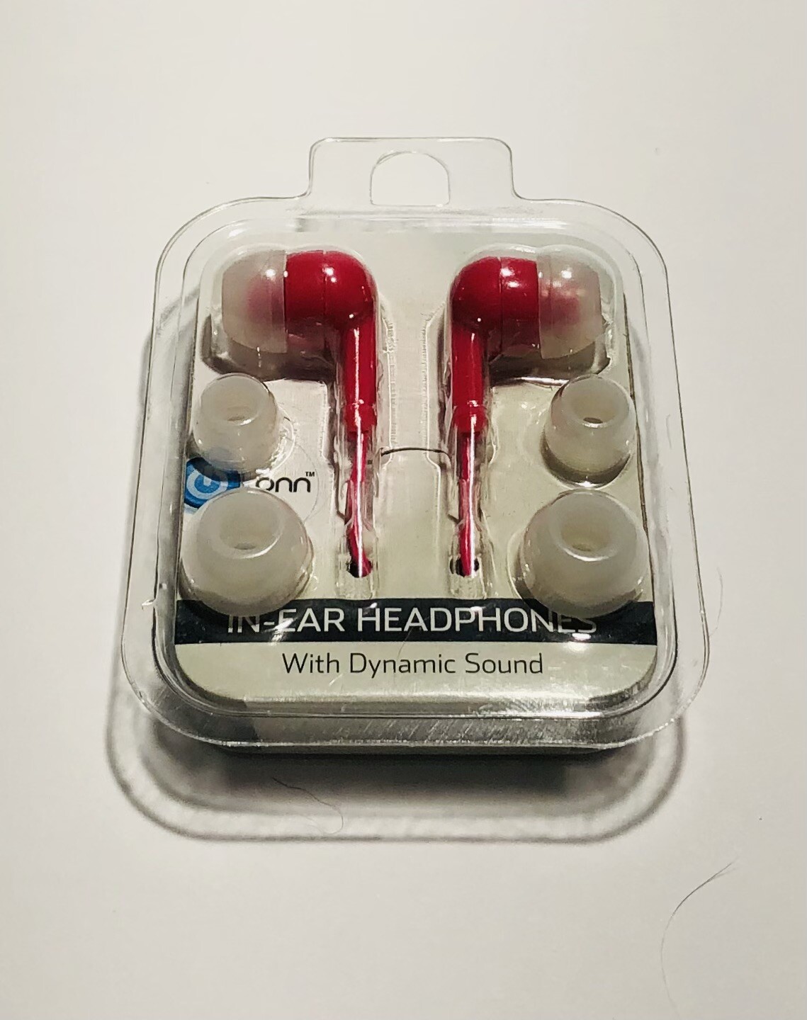 Onn In-Ear Headphones (Earbuds) with Dynamic Sound Pink Brand New Sealed