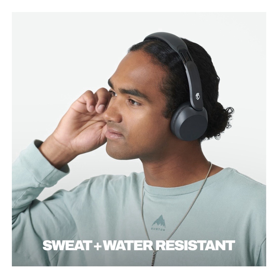 Skullcandy Icon 180 Wireless Headphones Black Sweat & Water Resistant Multipoint