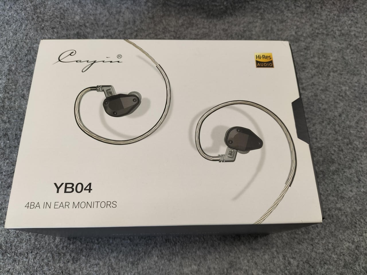 CAYIN YB04 4BA IEMs Knowles/Sonion CNC Aluminum 2pin Recableable Used