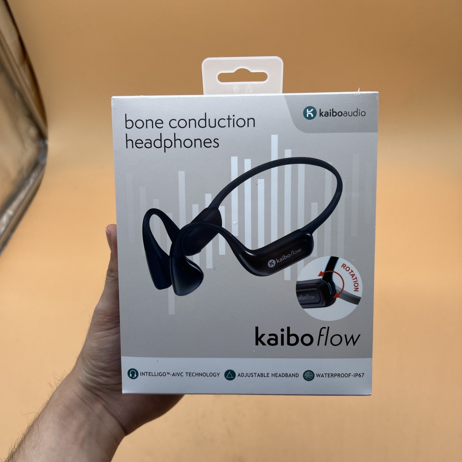 KAIBO AUDIO Kaibo Flow Bone Conduction Headphones Black KFLOWBK