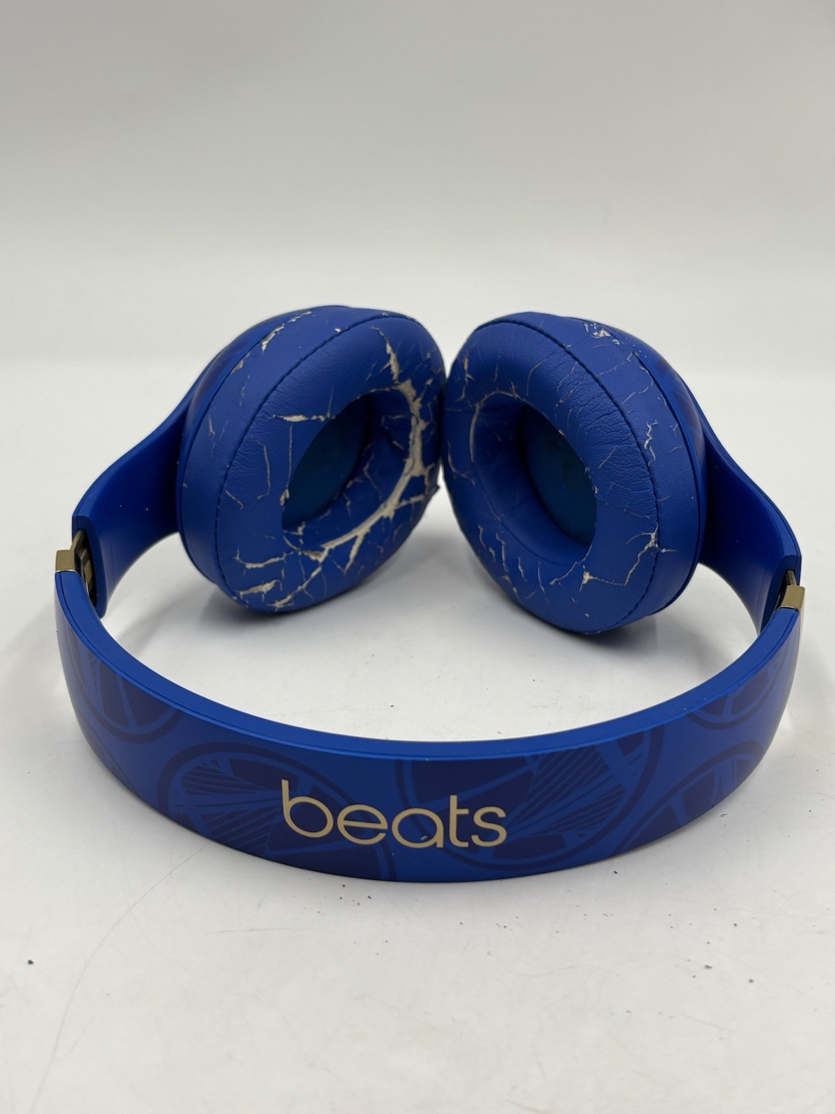 Beats Studio3 Wireless Headphones Golden State Warriors NBA Blue RARE *READ*