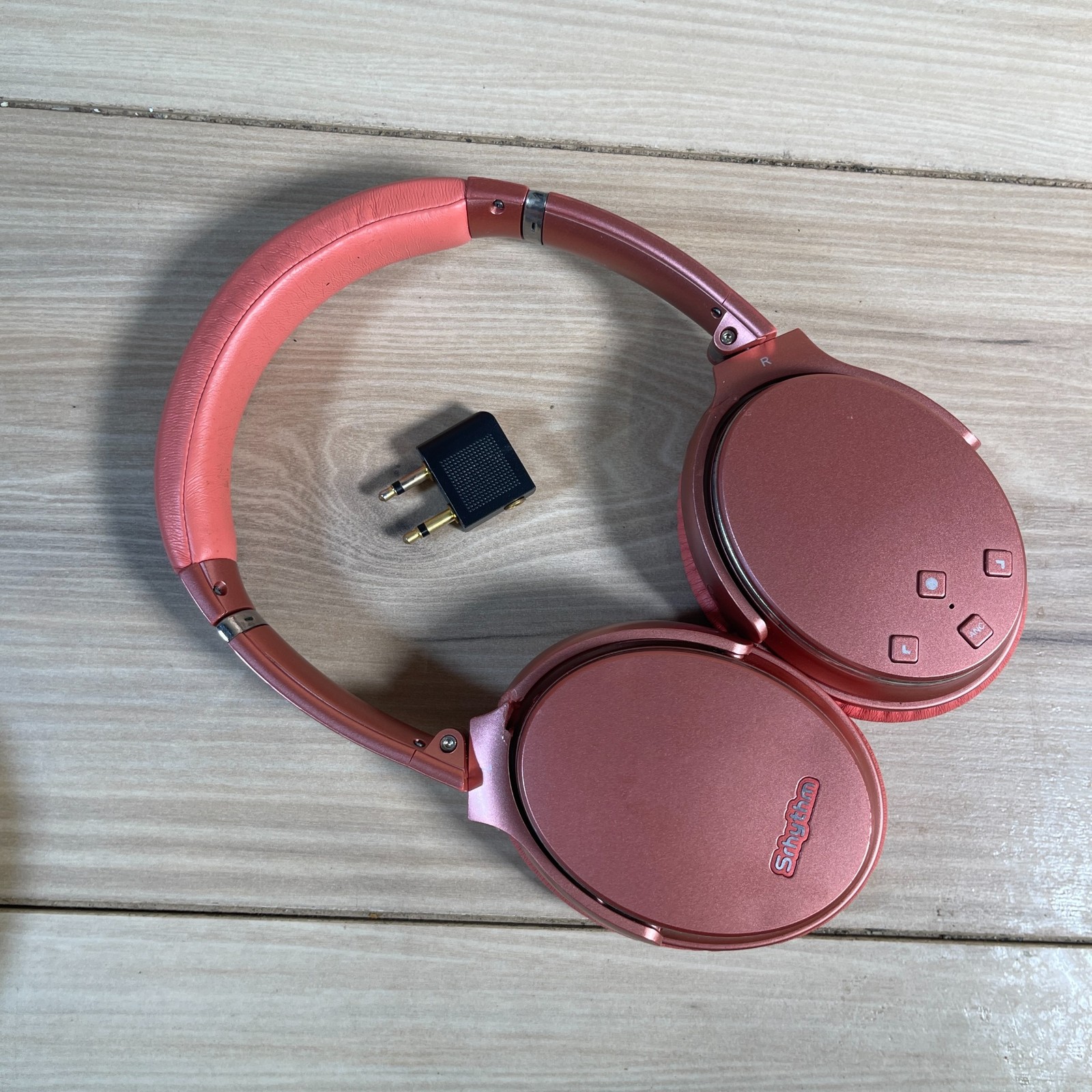Srhythm Nc35 Over-Ear Headphones Pink Wireless Bluetooth 5.3 Noise Cancelling