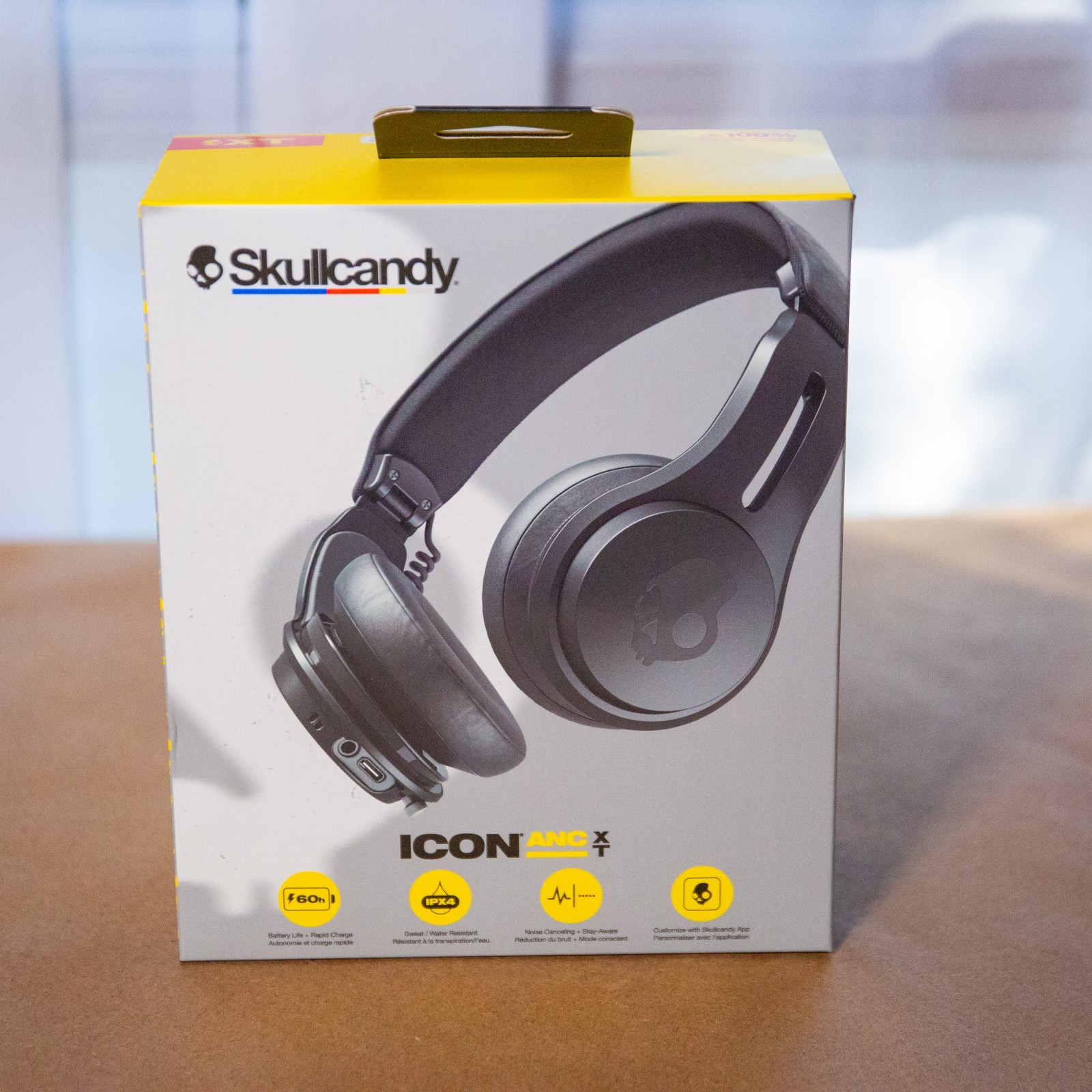 NEW – Skullcandy ICON ANC XT Headphones – Black, NIB iPhone Android Compatible