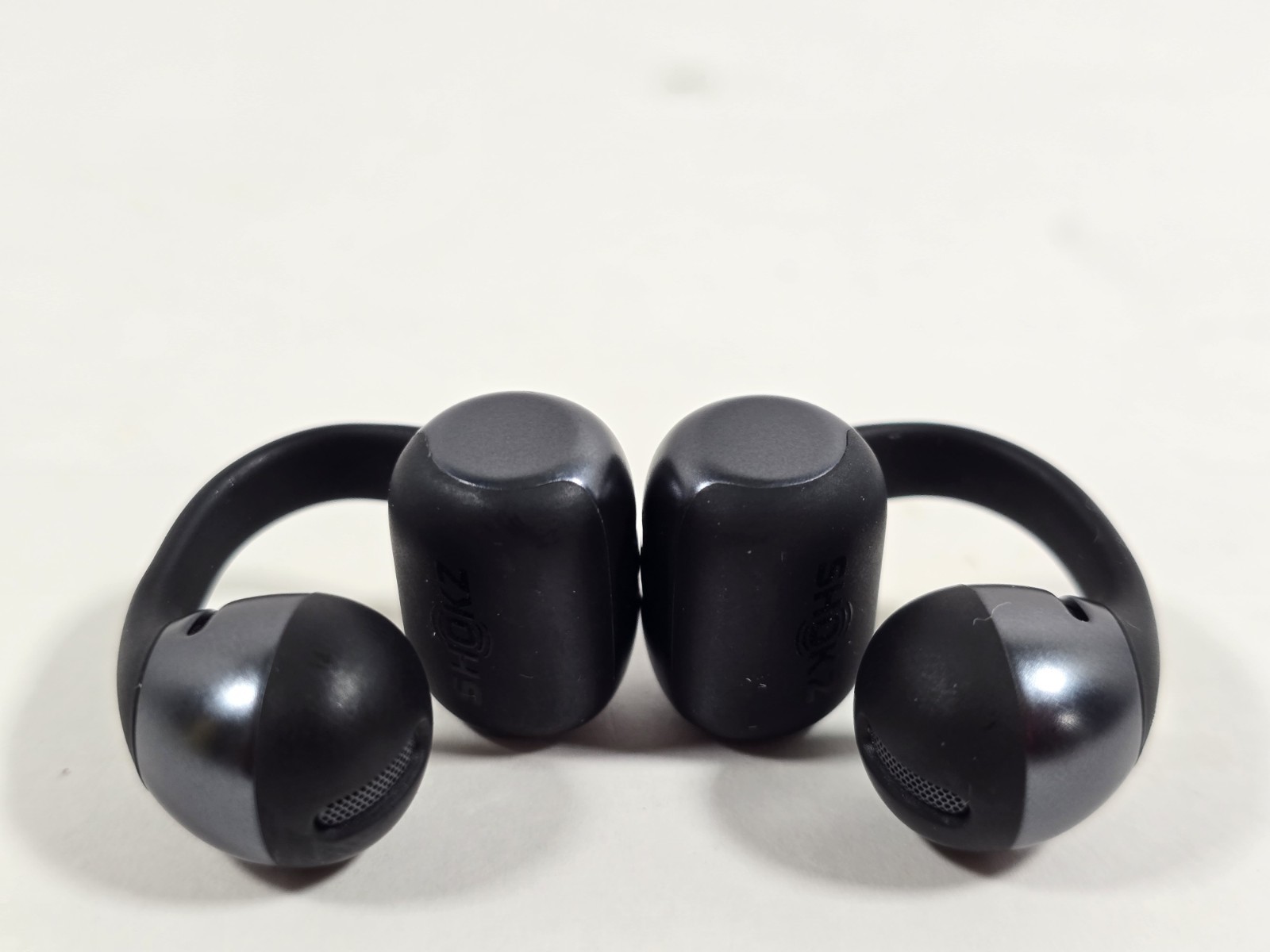 Shokz OpenDots ONE Open-Ear Wireless Bluetooth Earbuds Black No Case