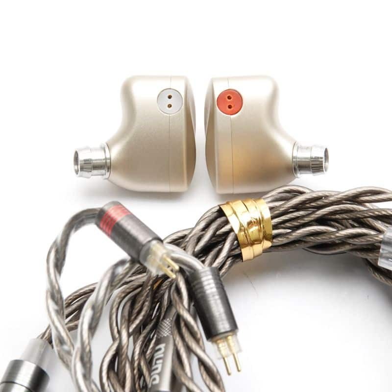 Dunu Vulkan2 2DD+6BA Driver Hybrid Architecture In Ear Earphones w/Box Used