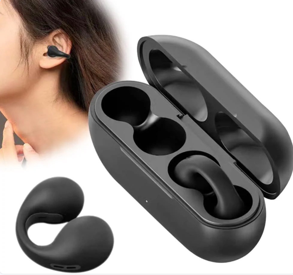 Open Ear Bluetooth Ear Clip Headphones Wireless Sports Running Cycling Earbu