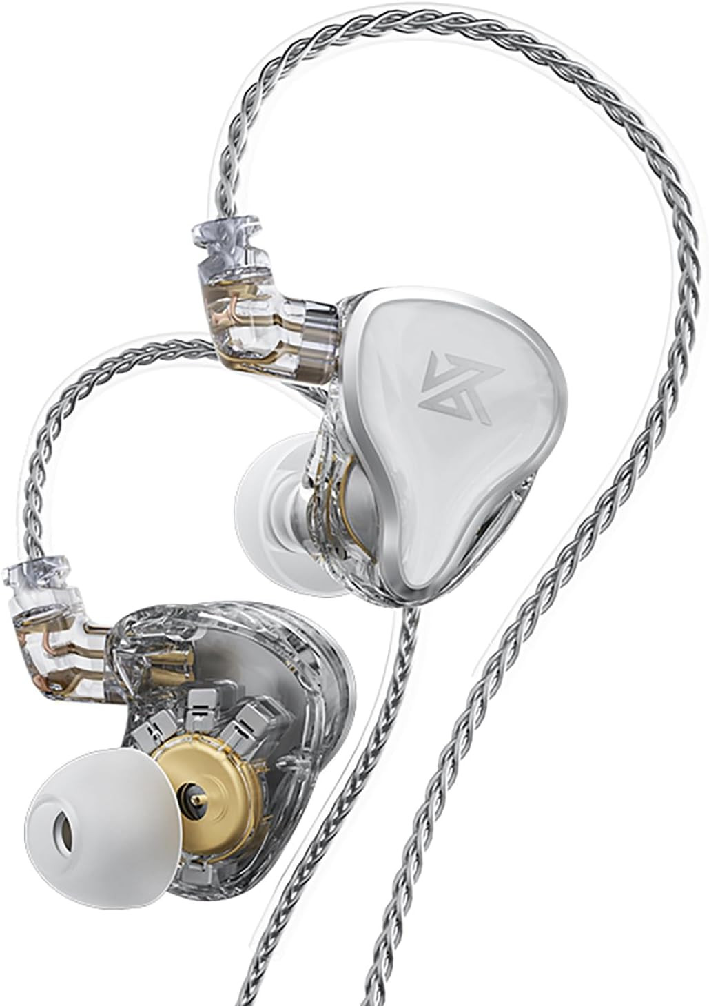 CCA KZ ZAS in Ear Monitor Headphones 16 Units 7BA 1DD Hybrid Drivers Hifi IEM Ea