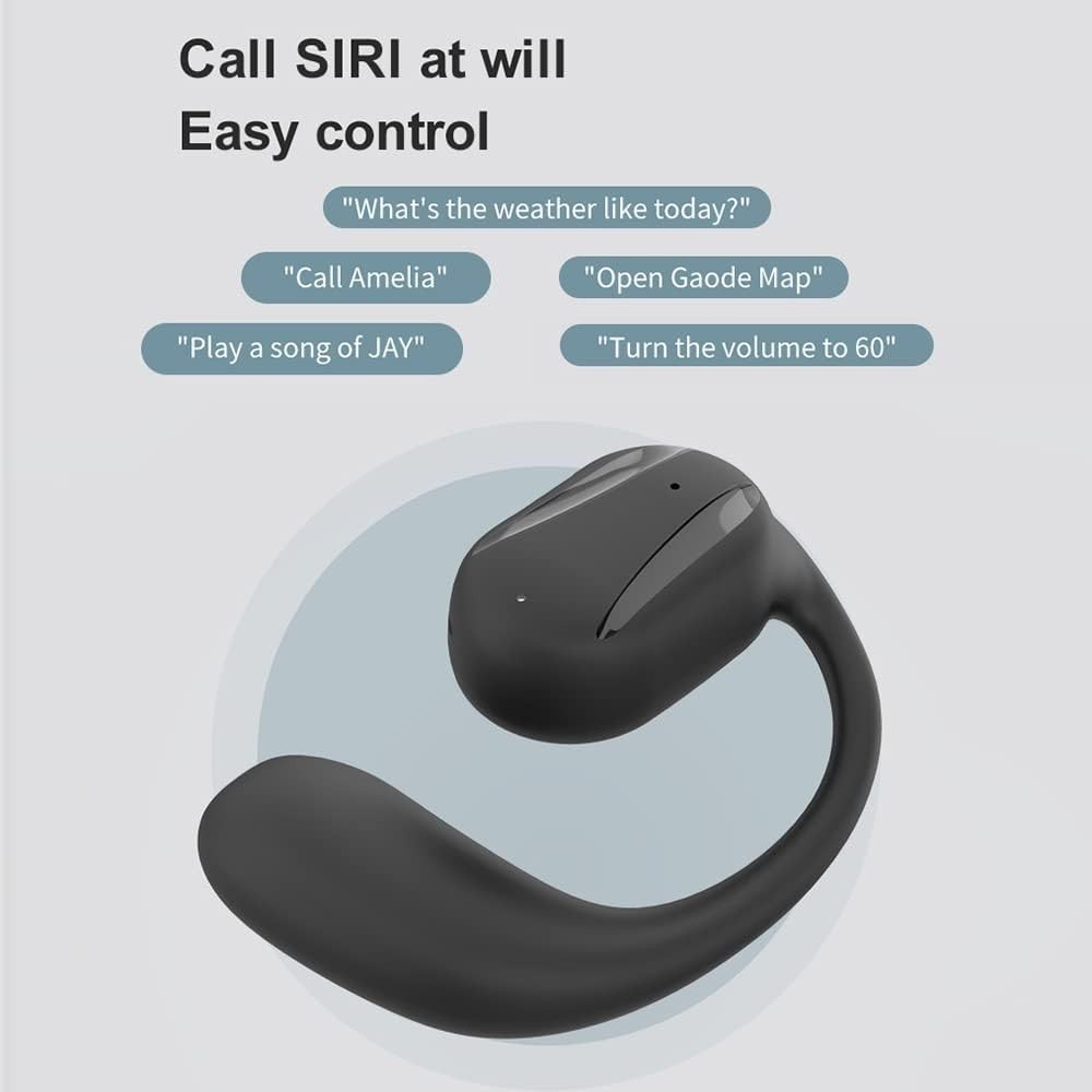 Open Ear Headphones – 120 Days Standby Time – 24H Playtime – Control Music, P…