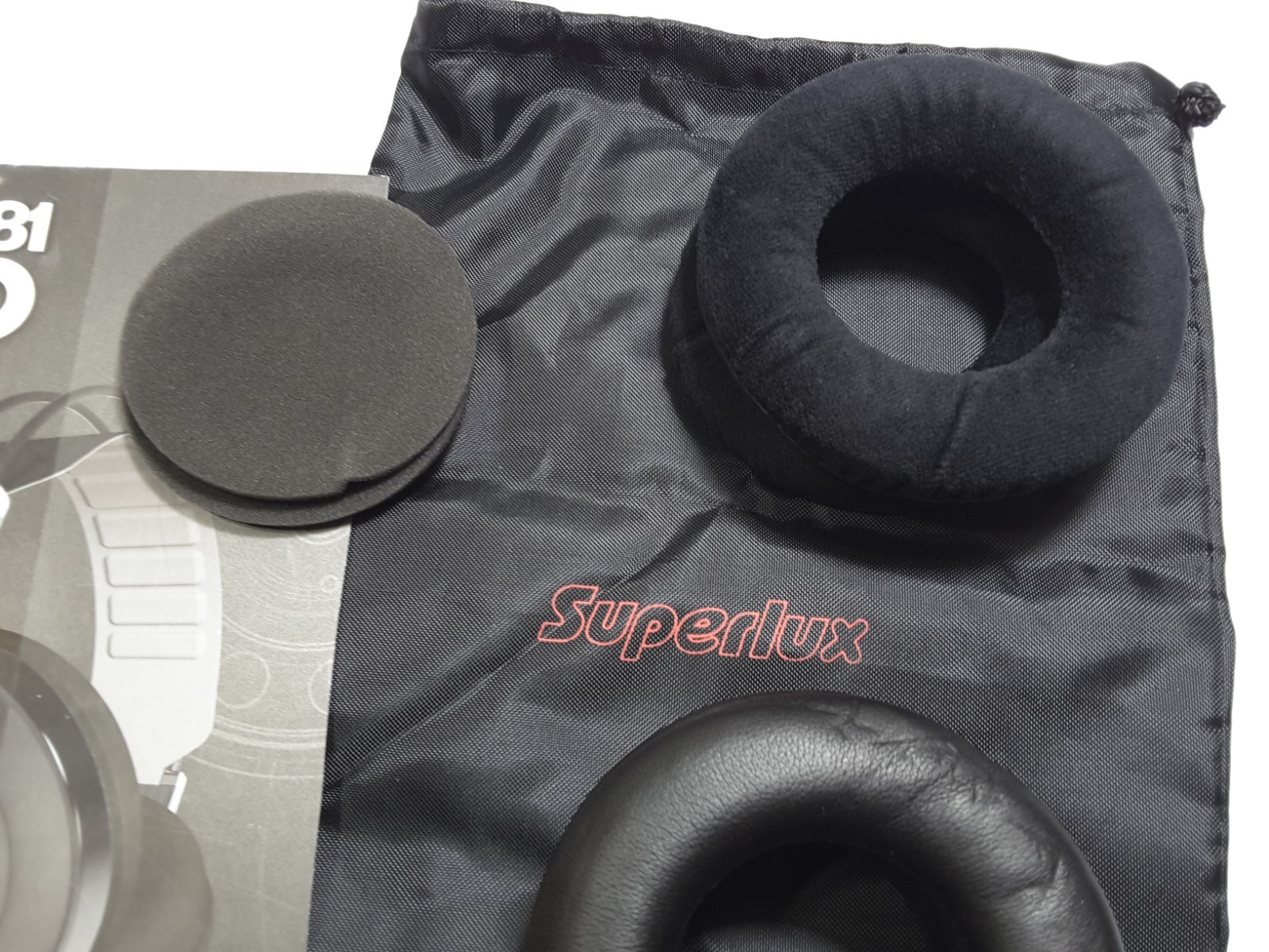 Velour Velvet Ear Pads Cushion For Superlux HD681 EVO Headphones