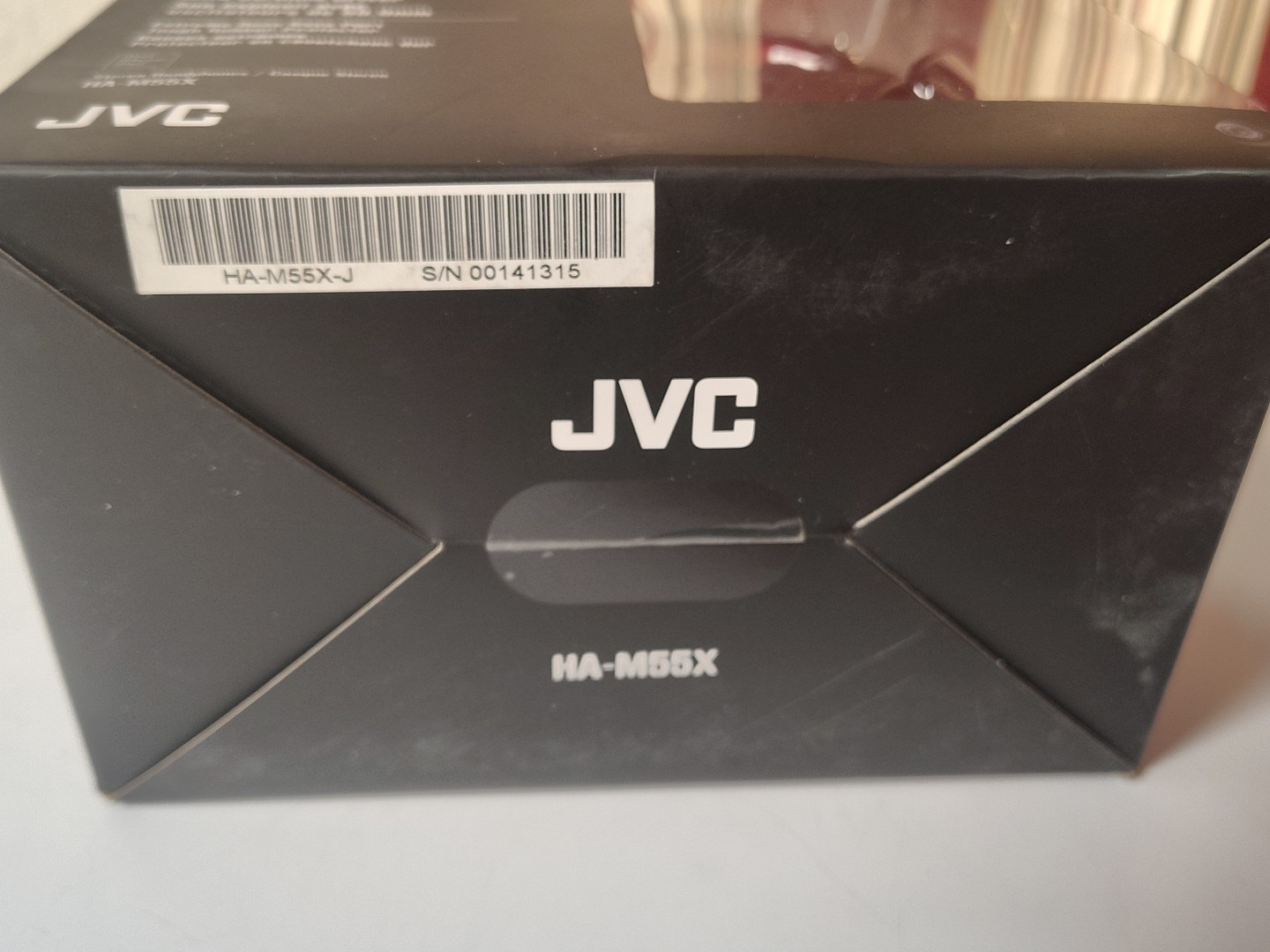 SEALED JVC Xtreme Xplosives Headphones XX Microphone Black Red HA-M55X