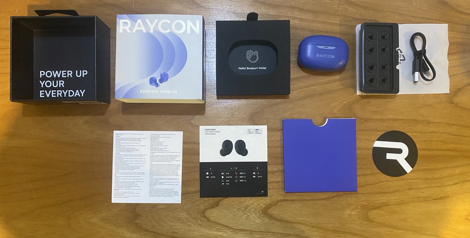 Raycon Everyday Earbuds Bluetooth, Blue, RBE726