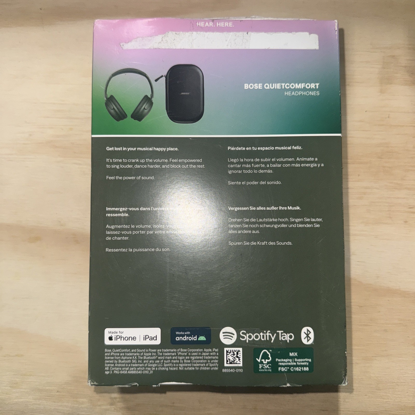 Bose QuietComfort Wireless Over-Ear Headphones – Green