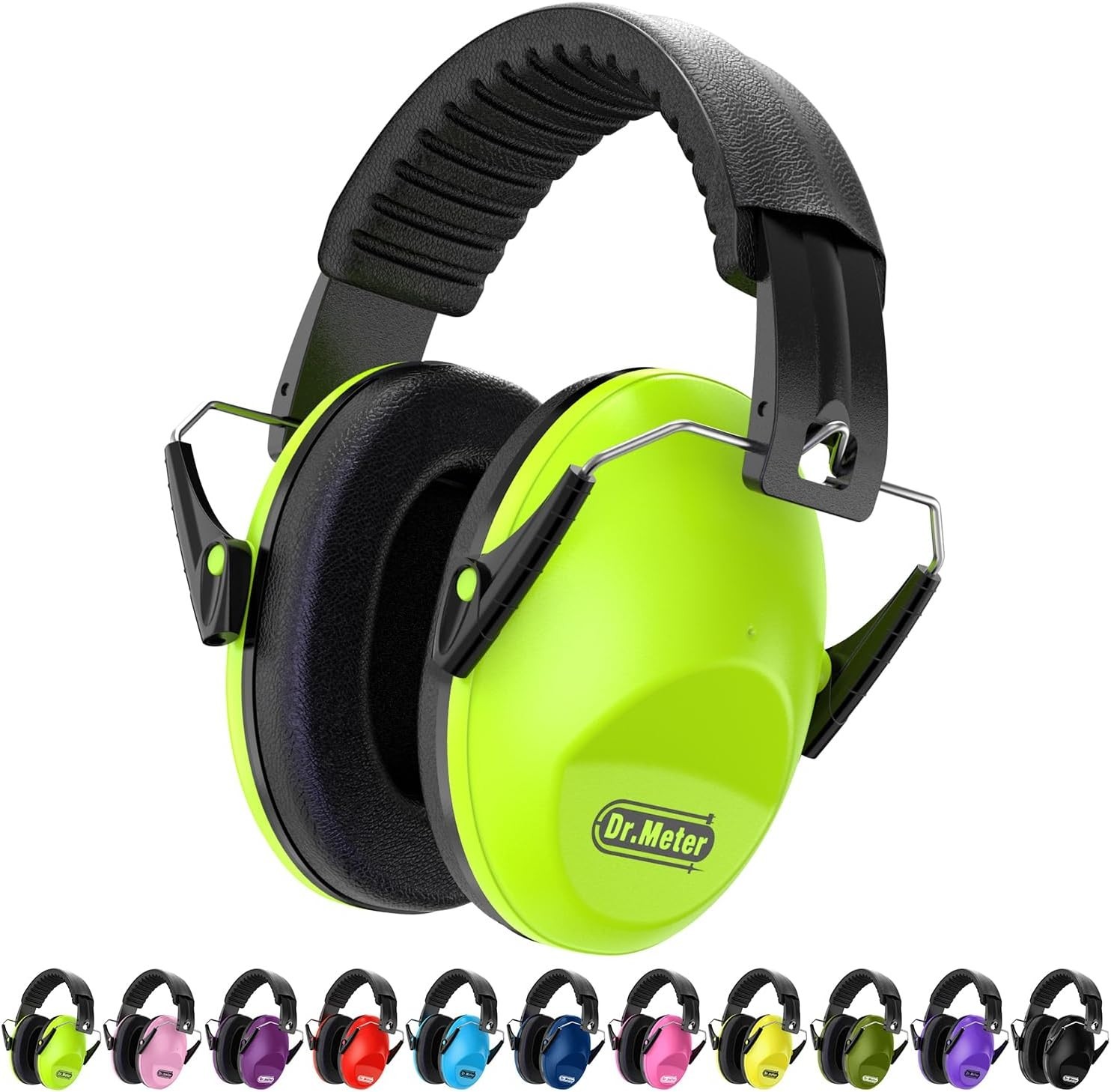 EM100 Noise Cancelling Ear Muffs for Kids & Adults – 27.4 dB Hearing Protection