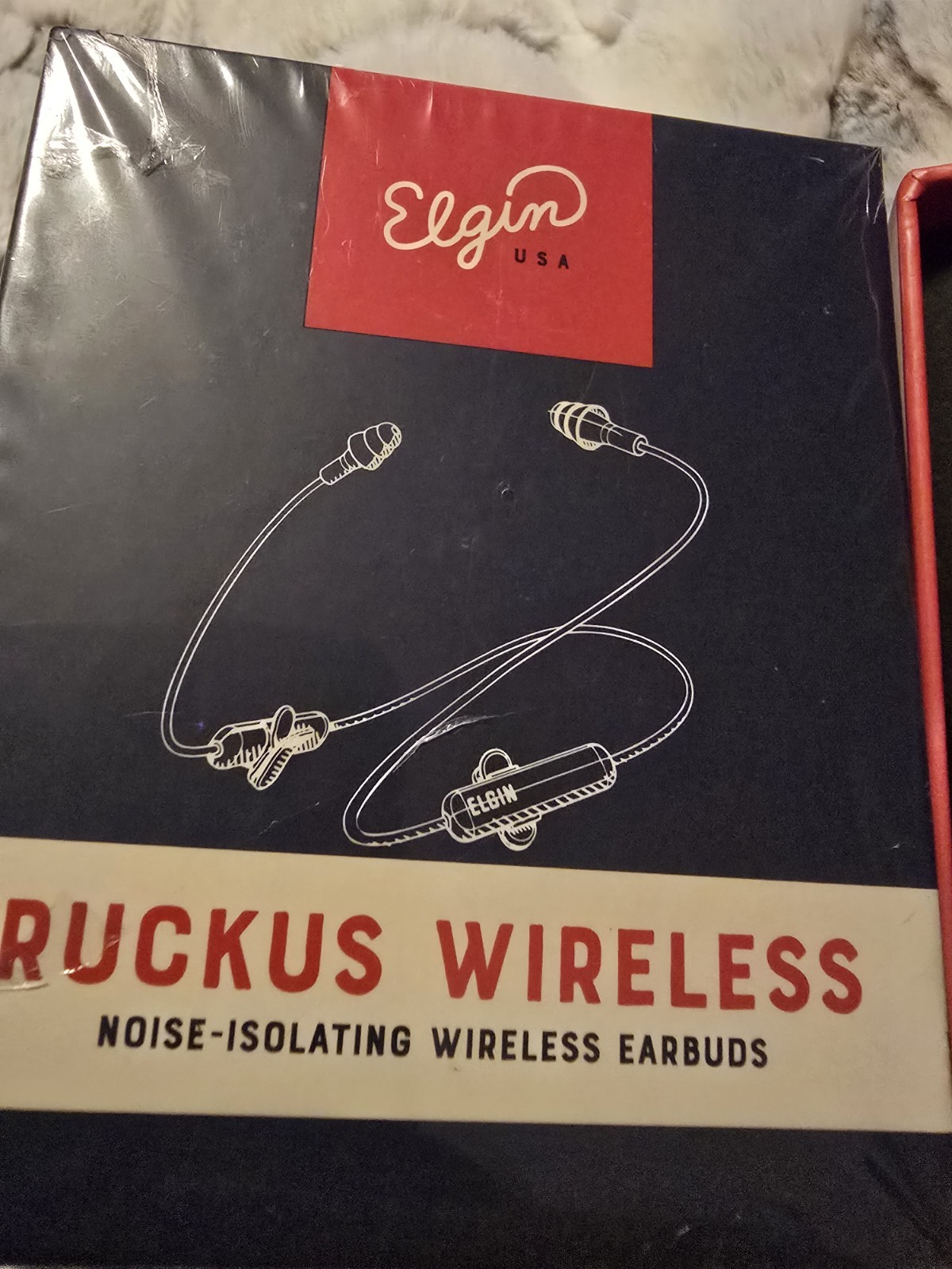 Elgin Ruckus Wireless Bluetooth Earplug Headphones 25 dB Noise Isolating Earbuds