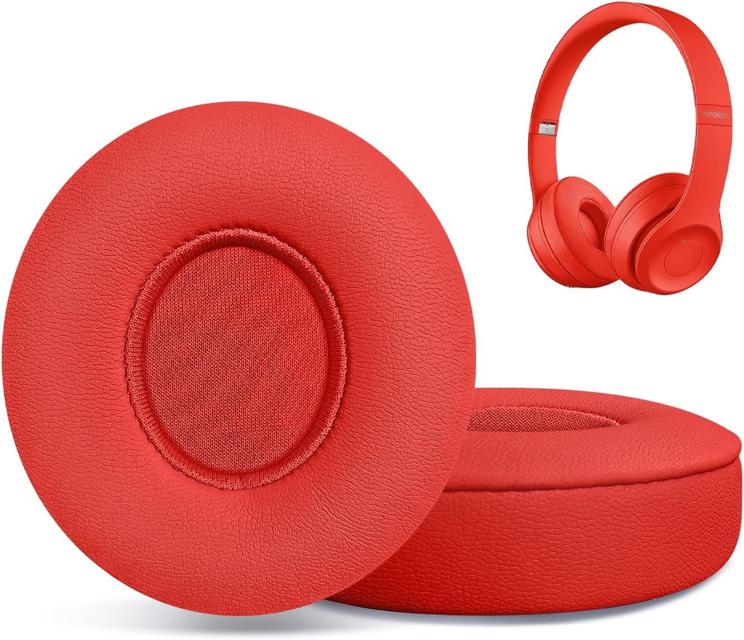 Replacement Ear Pads for Solo 2 / Solo 3 On-Ear Headphones – Memory Foam Cushion