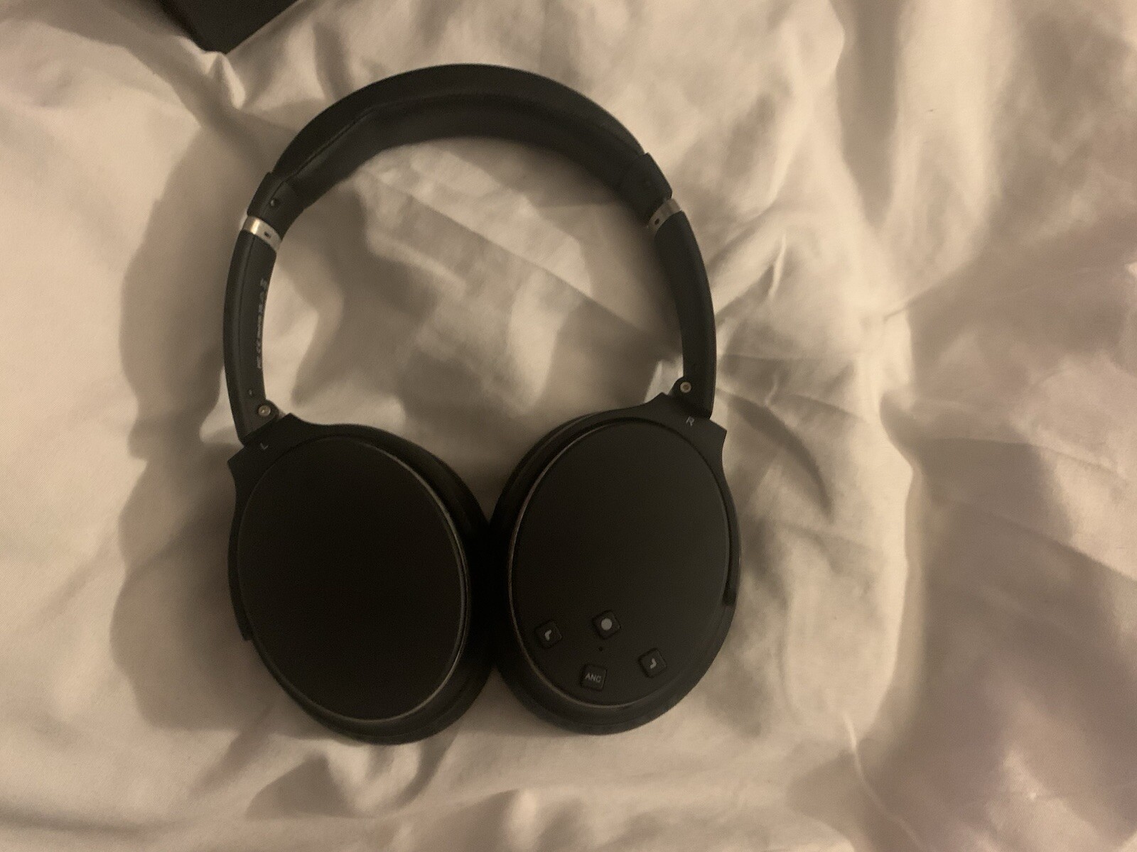 Srhythm NC25 Active On-Ear Noise Cancelling Bluetooth Headphones Black