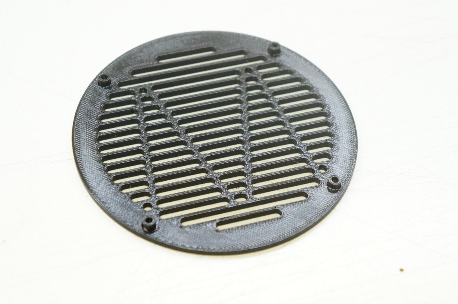 M Logo Grate Style Grill Mod L/R Set for Monoprice M1060C Headphones Cover