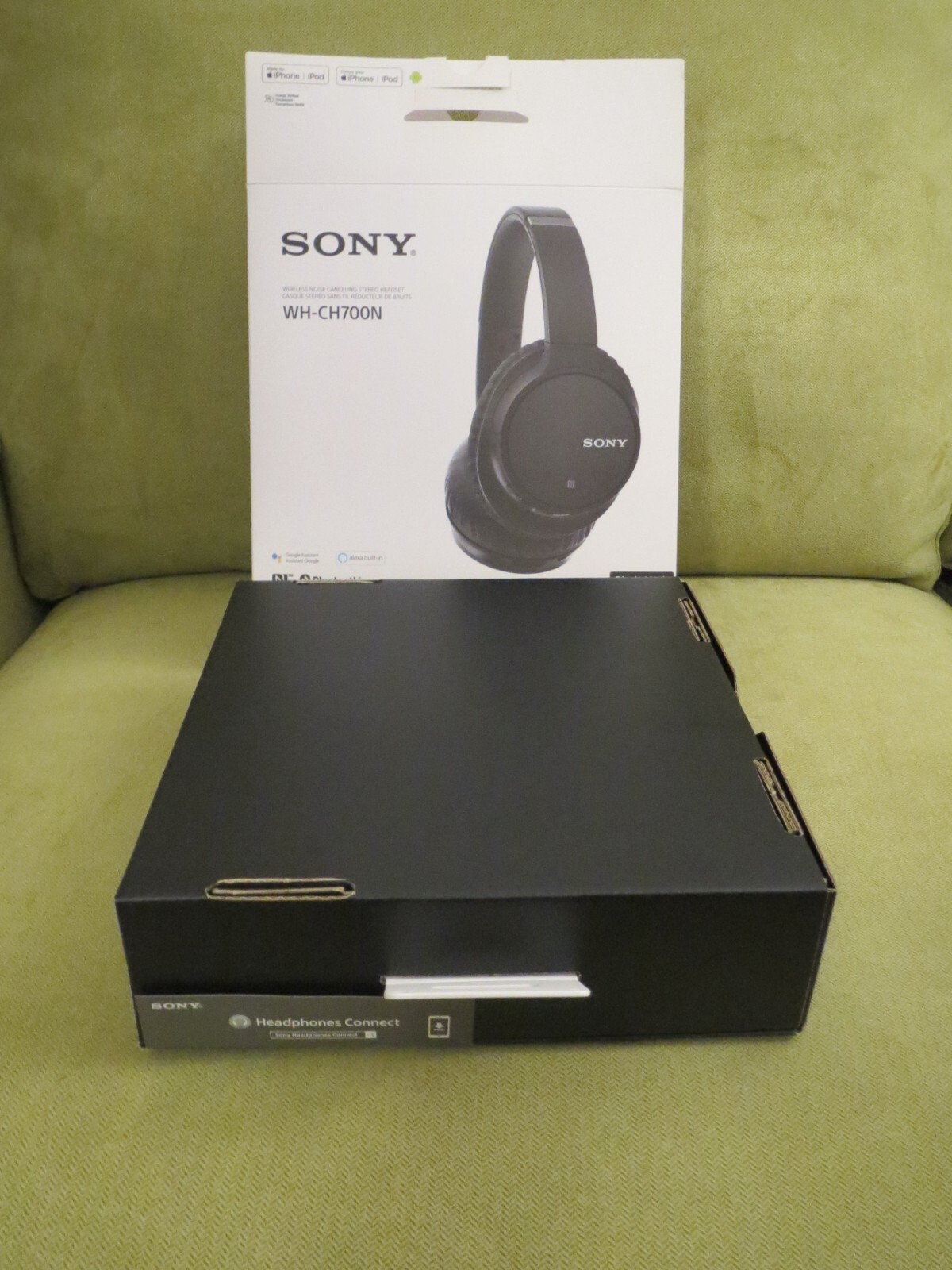 Sony WH-CH700N Over the Ear Headphone, Black, EMPTY BOX ONLY