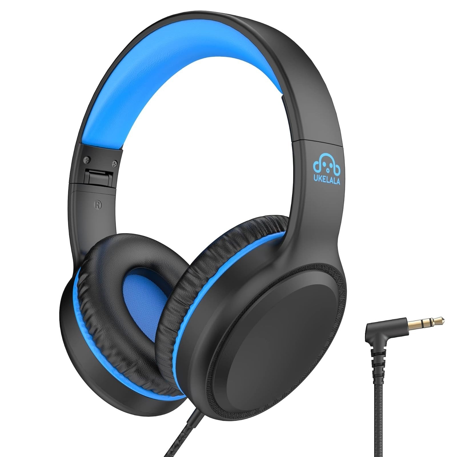 UKELALA U2 Green Wired Headphones for Kids & Adults – Lightweight & Portable