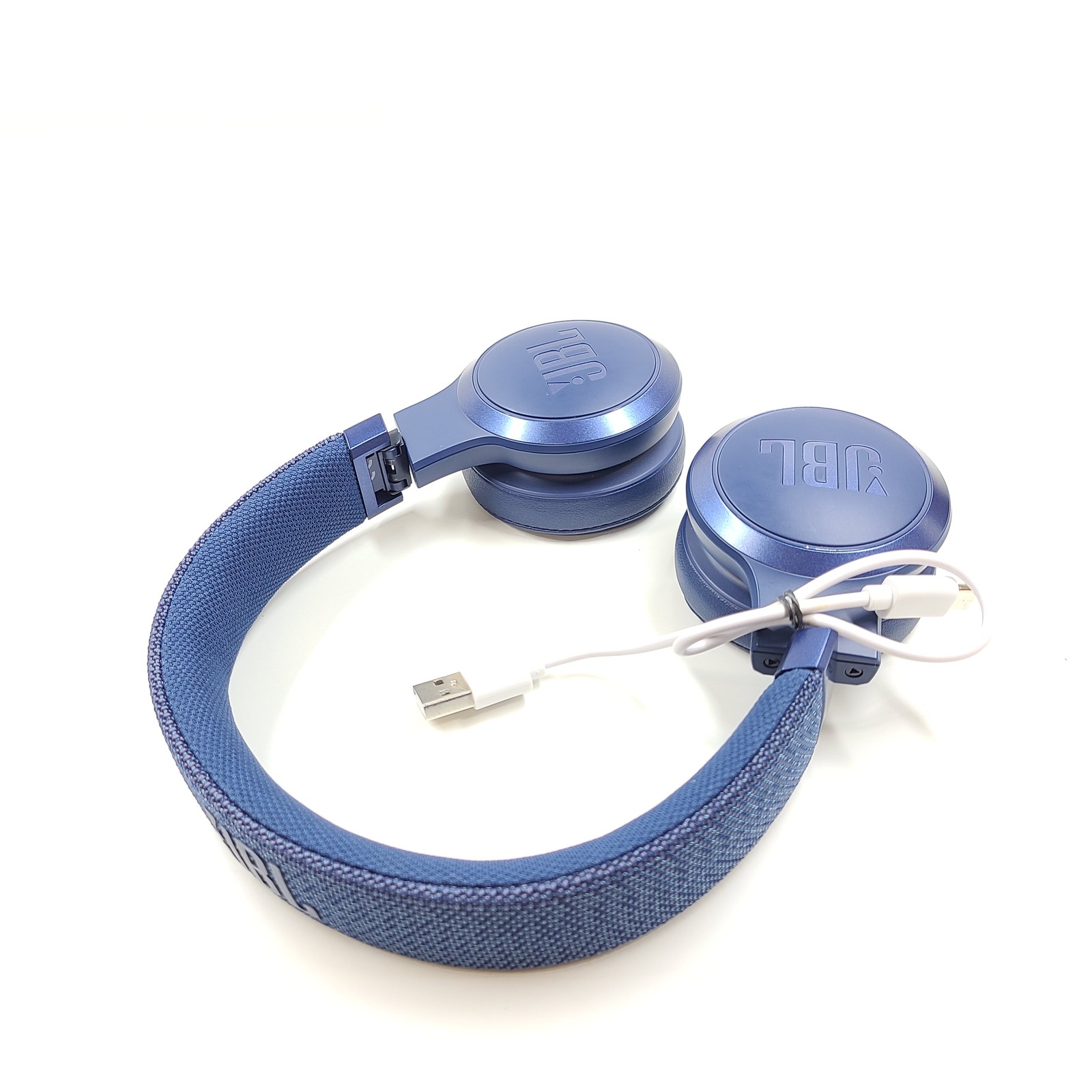 JBL Live 460NC Wireless On-Ear Noise Cancelling Headphones – Blue Grade A