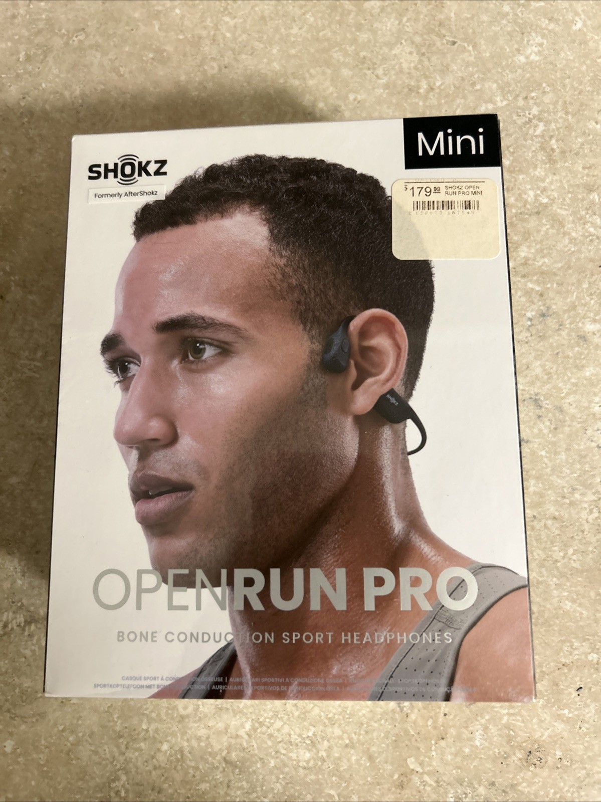 SHOKZ OpenRun Pro-Bone Conduction Headphones, Open-Ear Wireless – Black