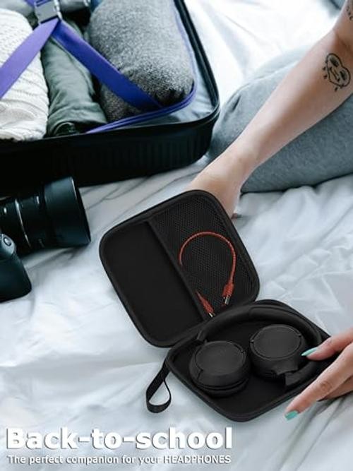 Ultra-Slim Case Compatible with JBL Tune 510BT Bluetooth Headphones, Black