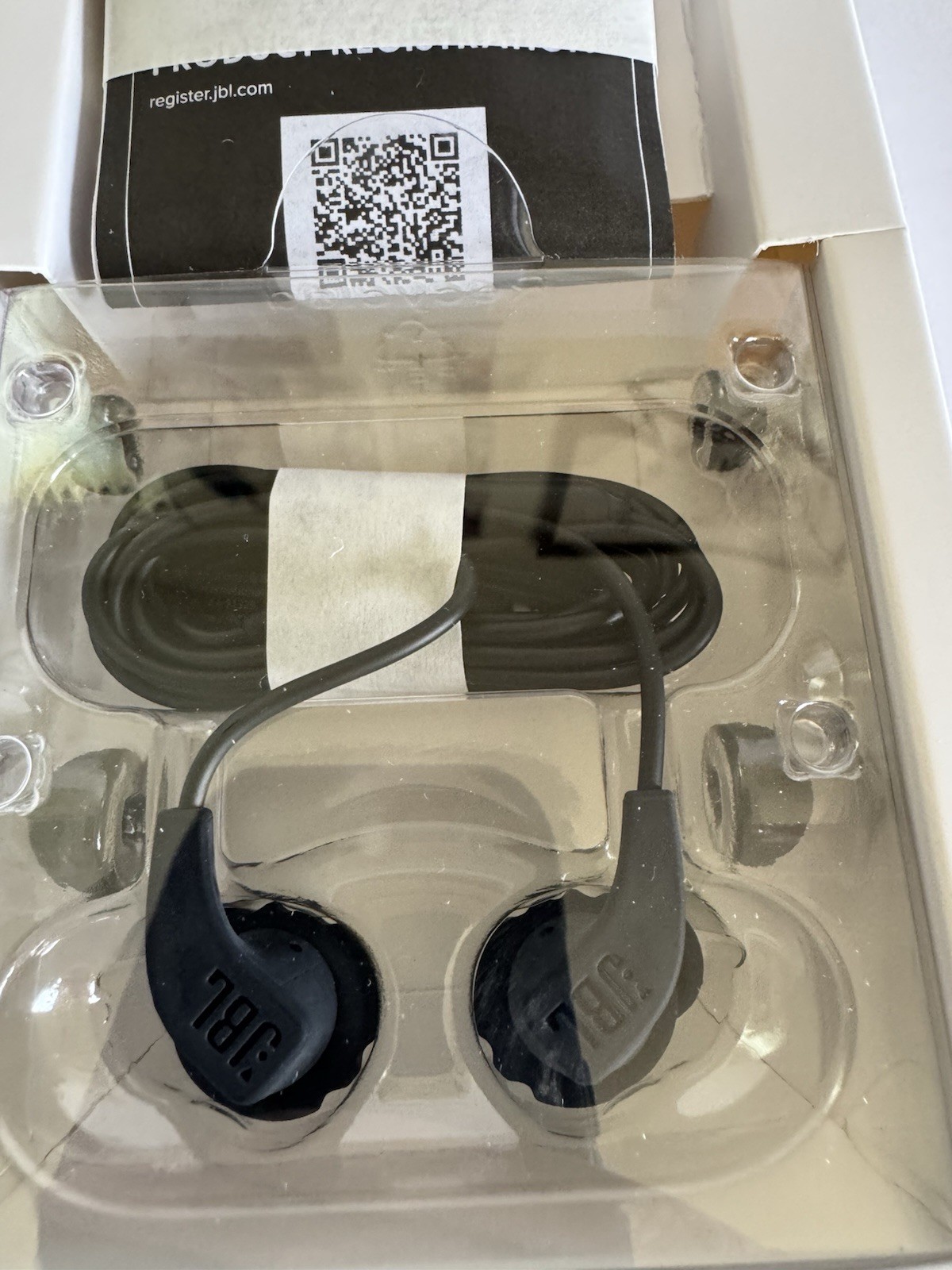 JBL Endurance Run 2 Wired Waterproof Sport in-Ear Headphones w/Microphone