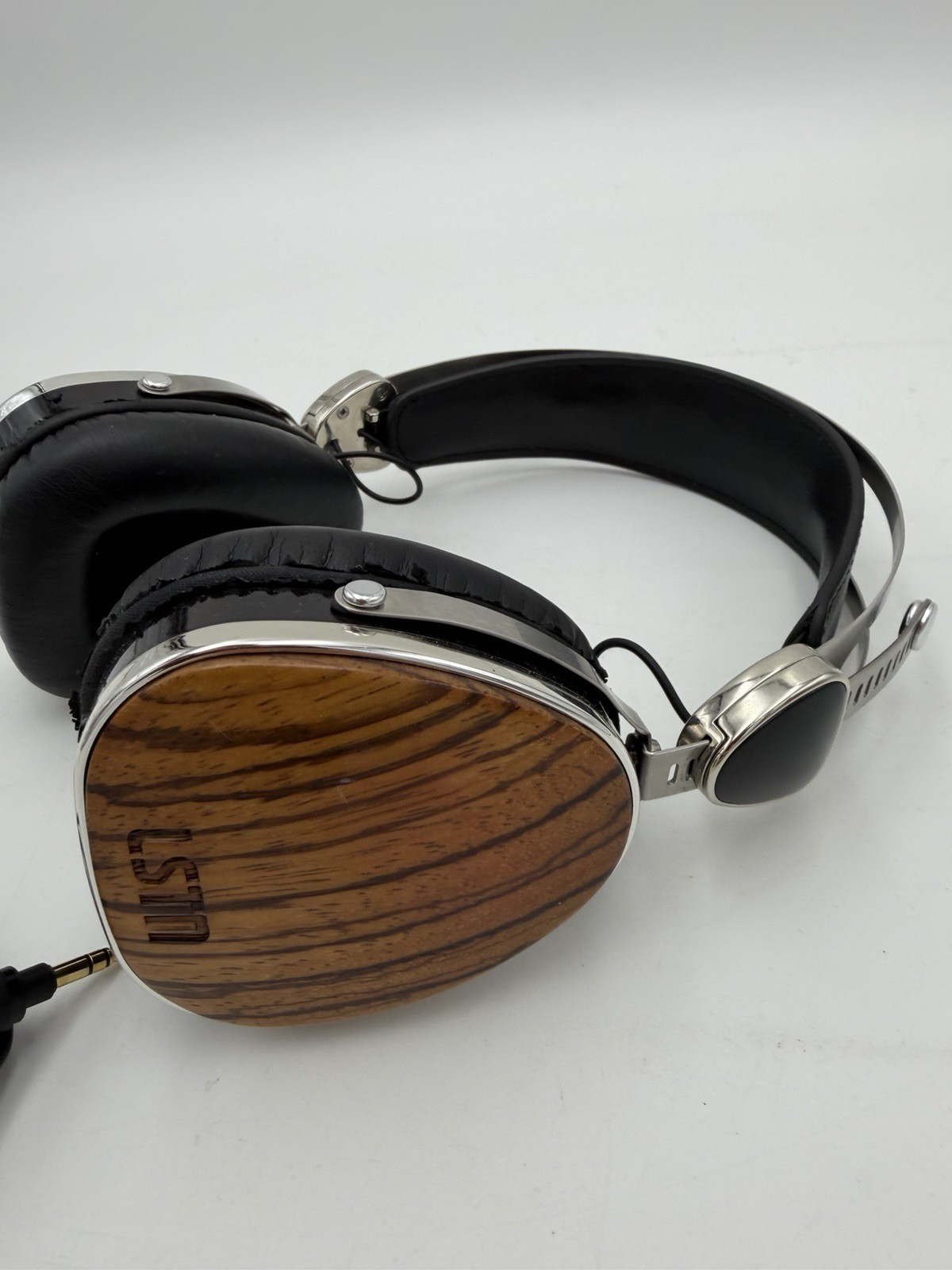 LSTN Zebra Wood Troubadour Over-Ear Wireless Headphones RARE