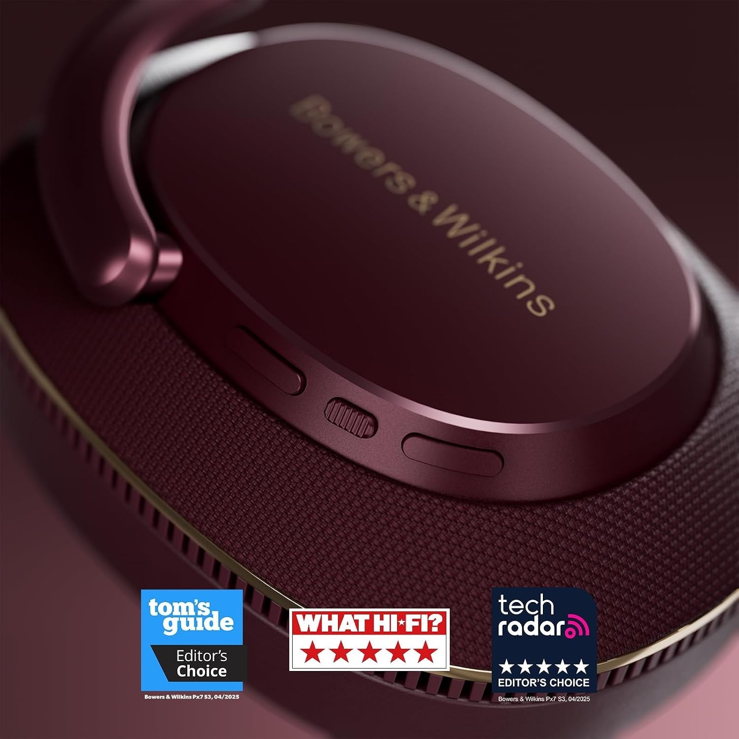 Bowers & Wilkins Px7 S3 White/Silver Wireless Bluetooth Over-Ear Headphones
