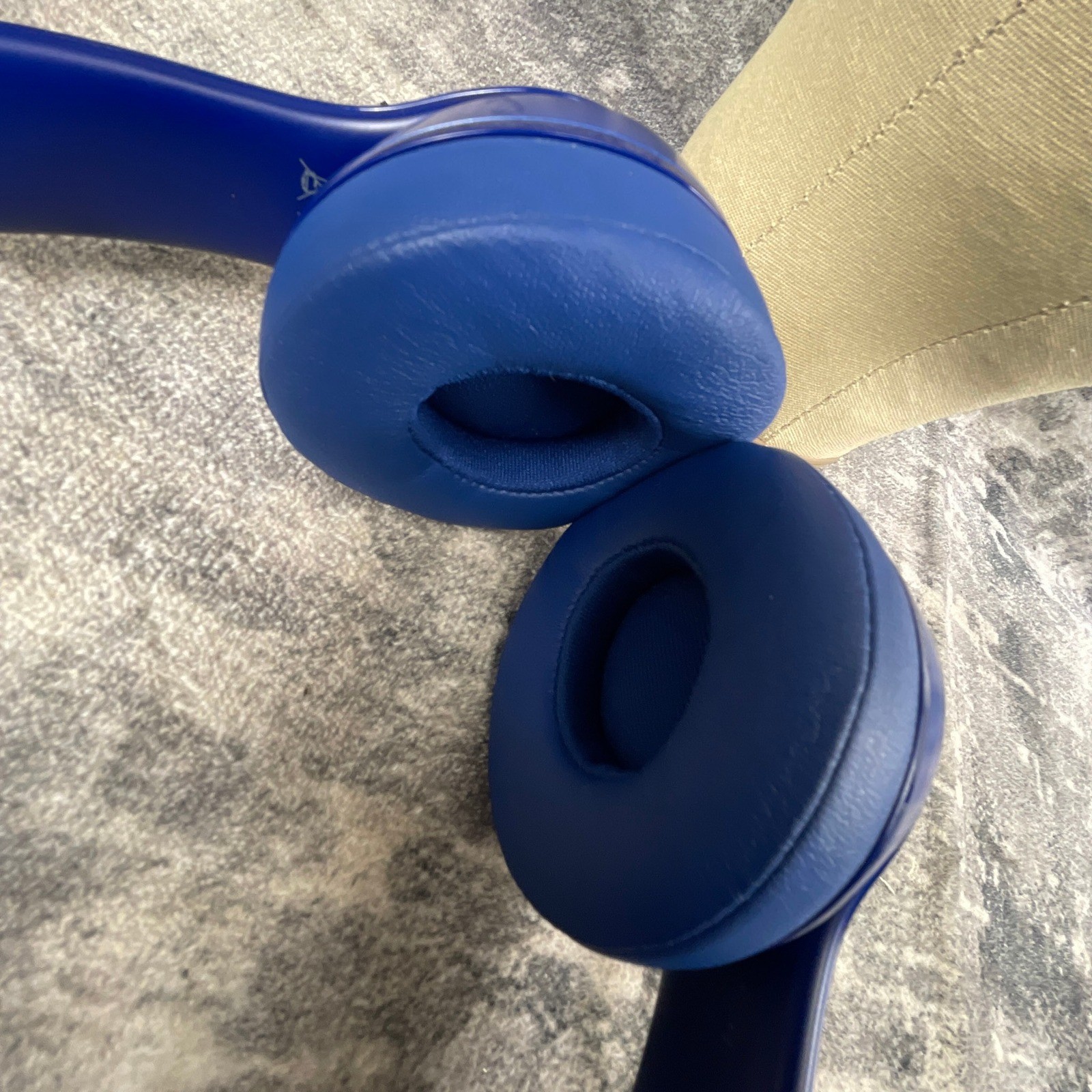 Beats By Dre Unisex Beats Solo Wired B0518 Headphones Blue On-Ear Foldable