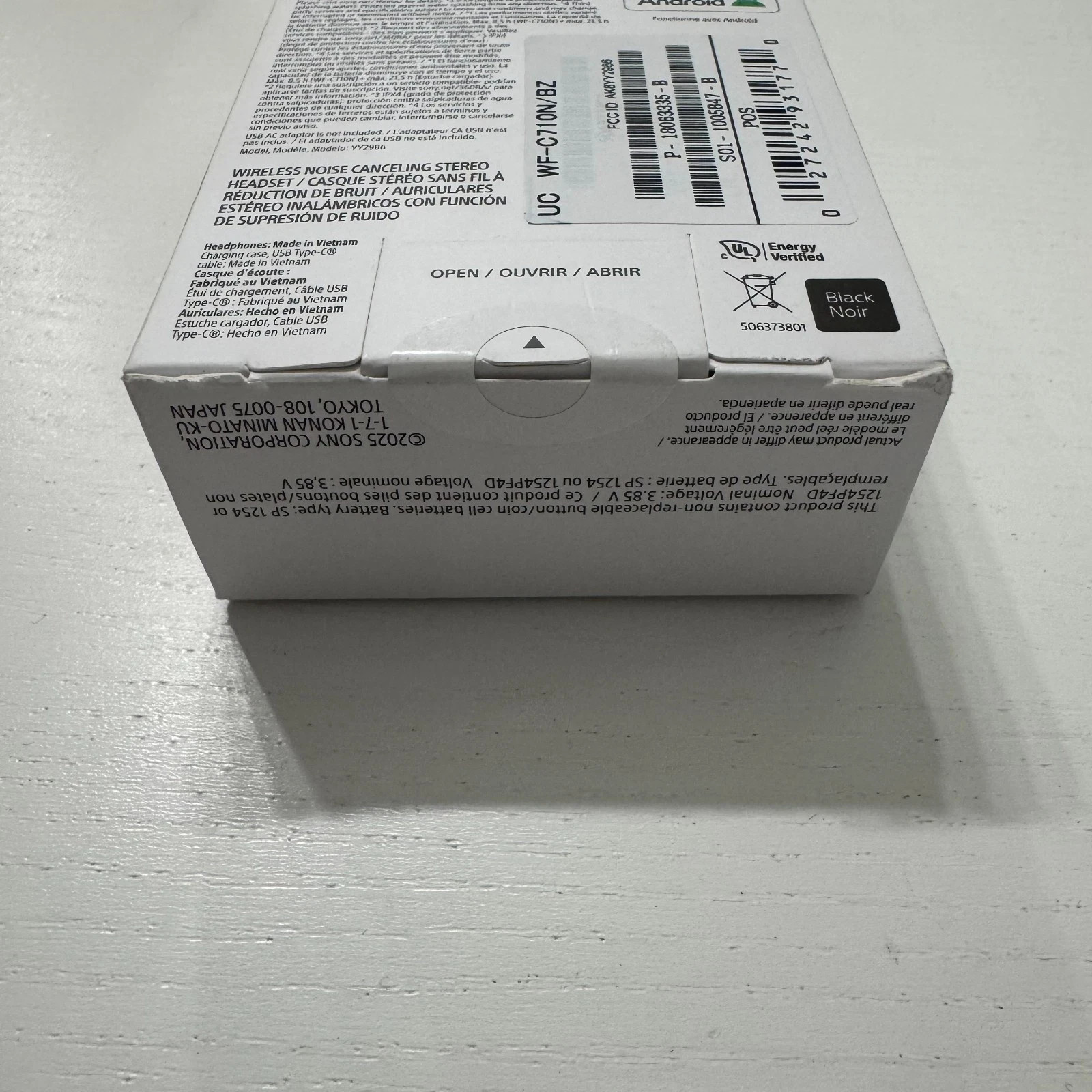 NEW Sony WF-C710N/B True Wireless Noise Canceling in-Ear Earbuds Bluetooth