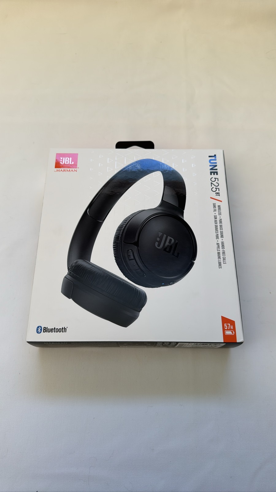 JBL Tune 525BT Wireless Bluetooth On-Ear Headphones Black