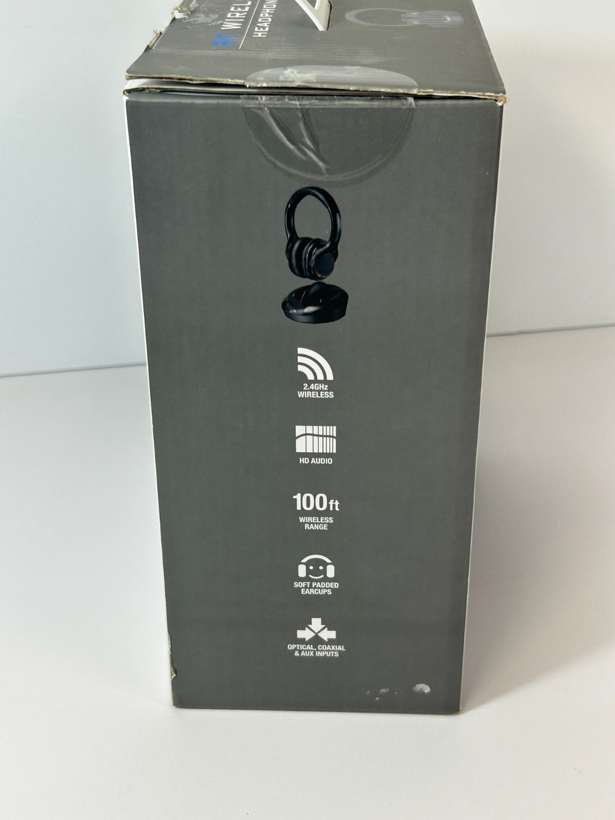 iLive RF Wireless Over Ear Headphones 2.4GHz HD Audio Charging Dock IAHRF79B