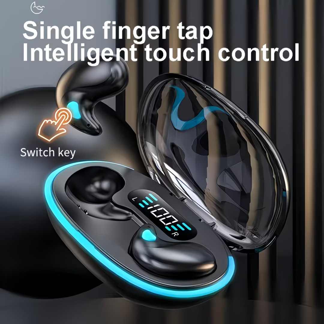 Wireless Stereo TWS Headphones Sleep Earbuds Painless In-Ear Invisible Earphones