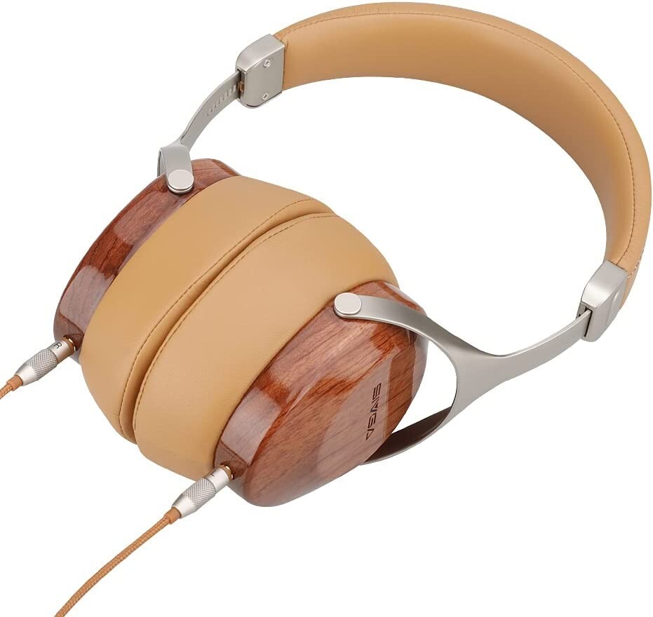 SIVGA SV021 Wooden Housing Sealed Wired Over Ear Headphones (Rosewood) NEW