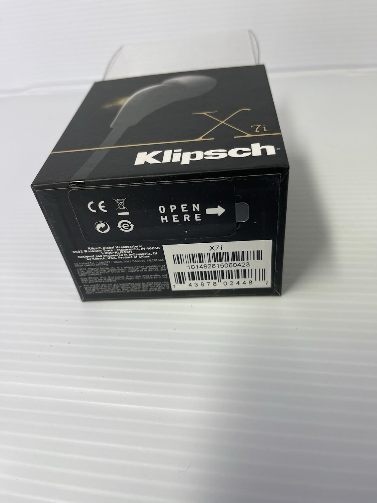Klipsch Image X7i In -ear headphones with in-line remote and microphone (Black)
