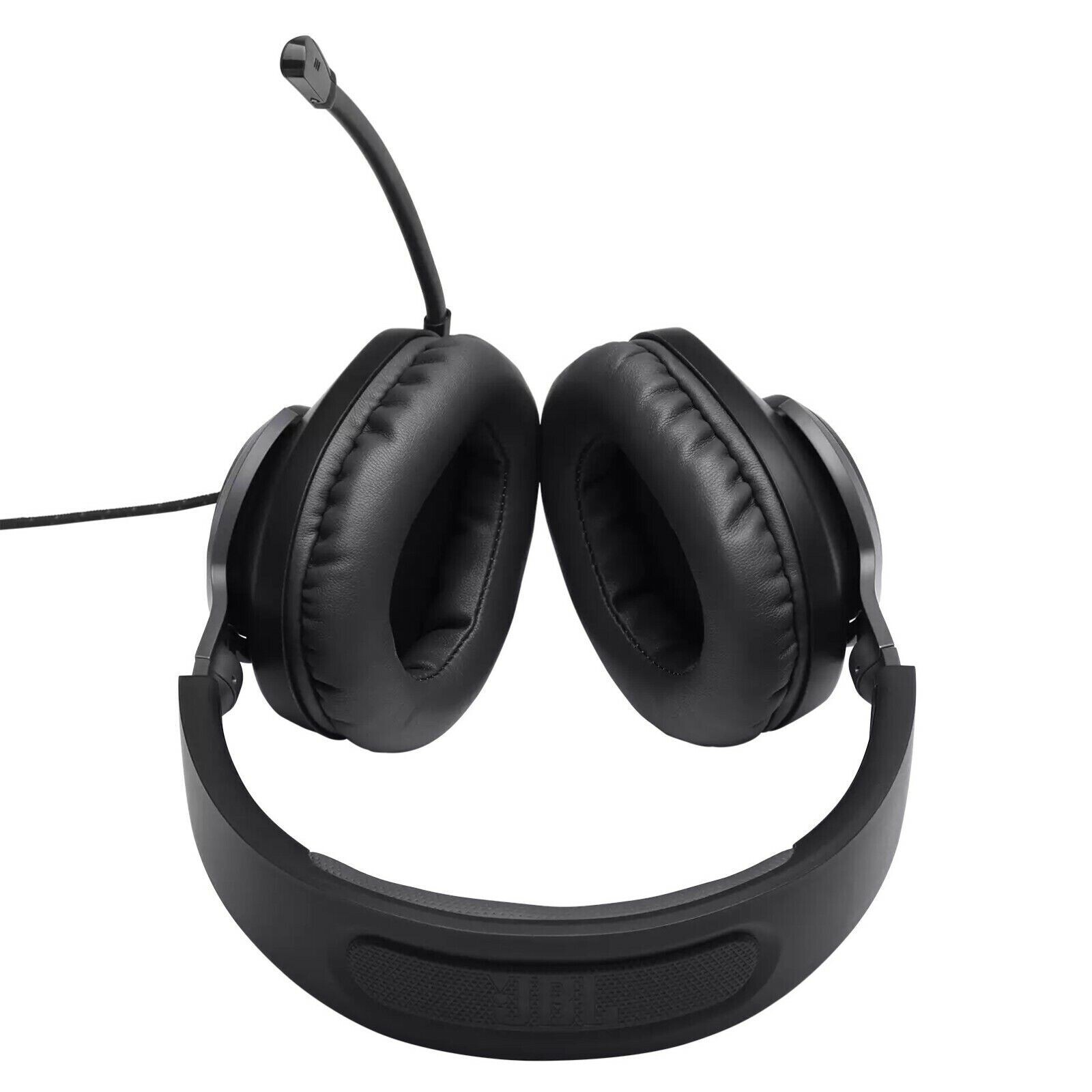 JBL Quantum 100 Wired Over-Ear Gaming Headset with Detachable Boom Mic, Black