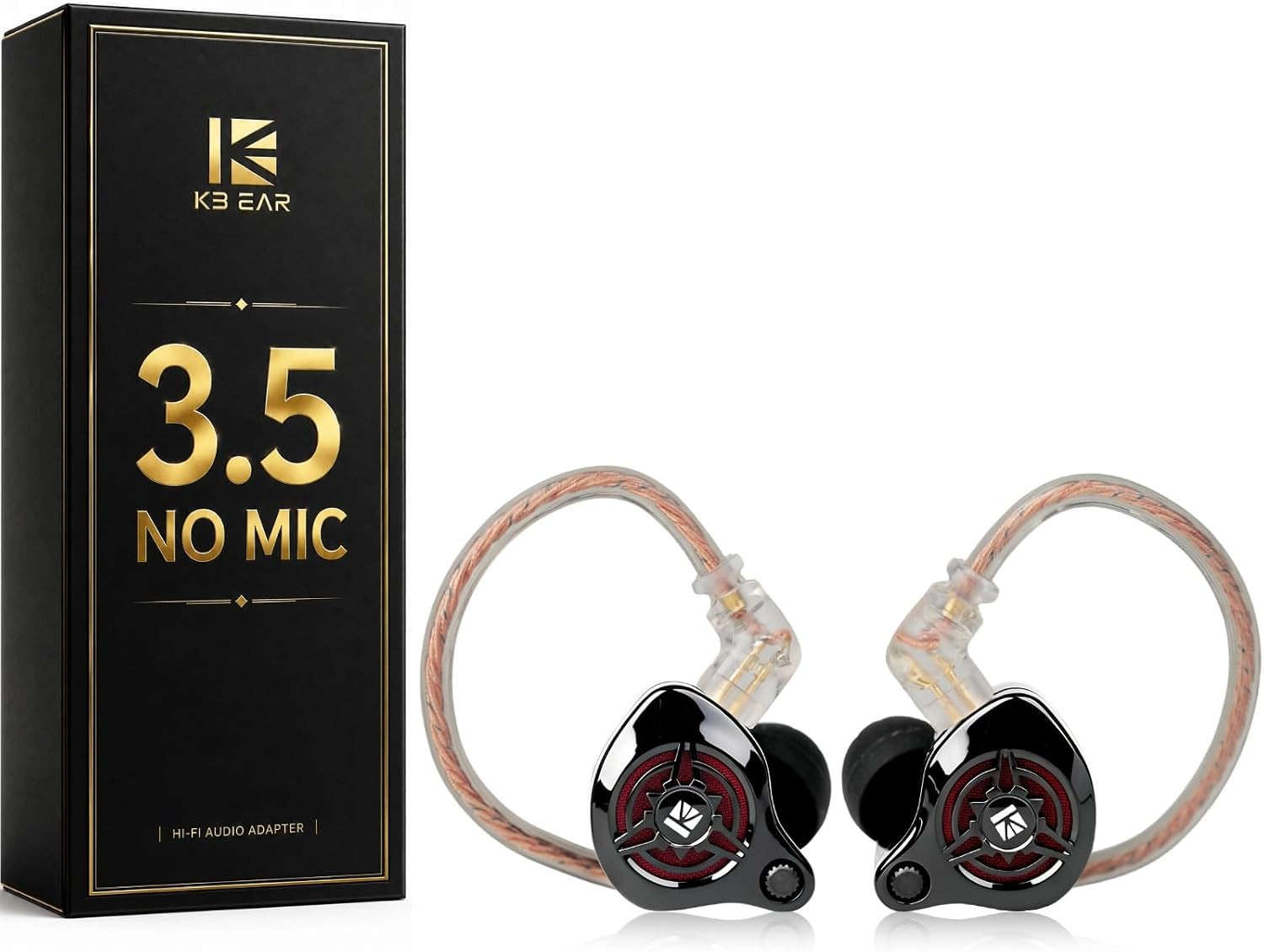 2026 Latest Erabuds,Kbear BK1 Wired Gaming Earbuds,10Mm Single DD in Ear Monitor