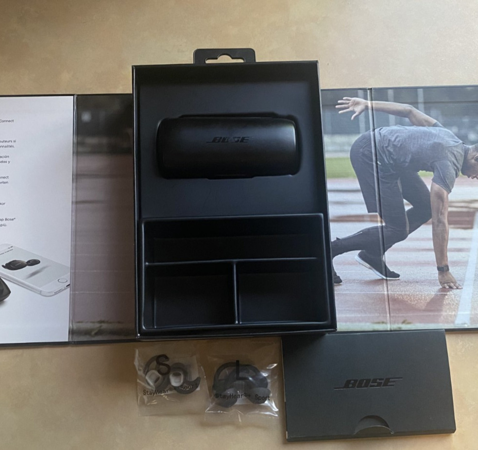 BOSE SoundSport Free Truly Wireless Sport Headphones – Black