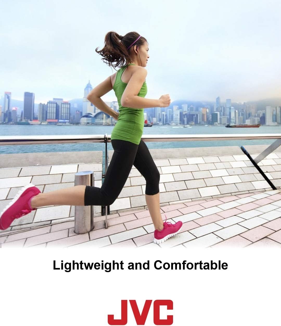 Comfortable Over-Ear Sports Headphones with Adjustable Clip and Bass Power